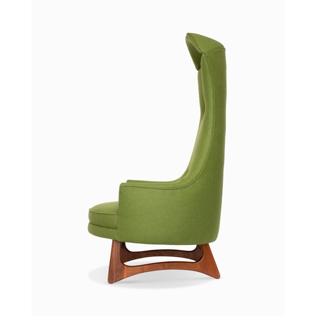 Green Vintage Mid Century "Canopy" Chair by Adrian Pearsall For Sale - Image 8 of 11