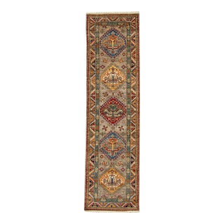 Oriental Handmade Rug 2'7" x 9'3" For Sale