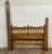 This is a stunning vintage Full-sized Colonial four poster spindle bed to ornately turned finials. It is solid and sturdy...
