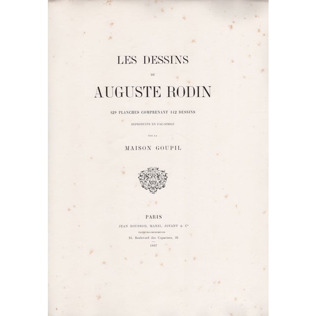 Auguste Rodin, Ombre / Shadow, 1897, Paper For Sale - Image 4 of 6