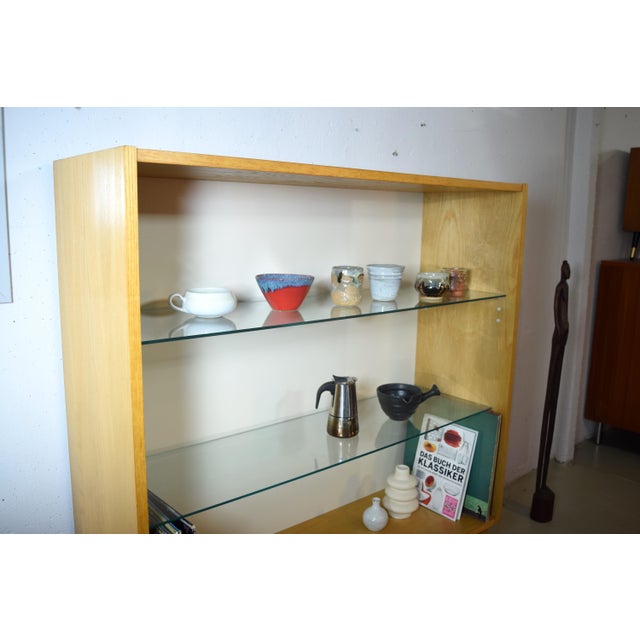 Mid-Century Modern Open Shelf Cabinet from Hellerau, 1950s For Sale - Image 3 of 8