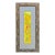 Vintage Yellow Scenery Embroidered Rectangular Framed Wall Art A For Sale