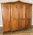 Vintage Louis XVI French Oak Four Door Carved Wardrobe For Sale - Image 12 of 12