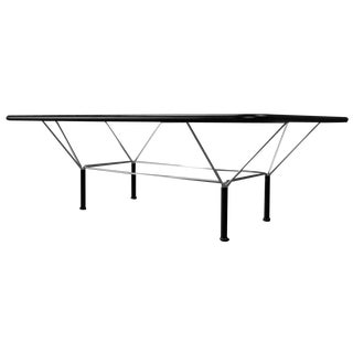 Postmodern Glass Table by Niels Bendtsen, 1970s For Sale