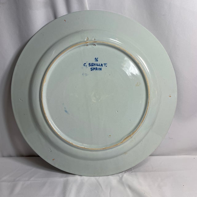 1970s Decor Wall Plate by C. Sevilla’s For Sale In Miami - Image 6 of 8