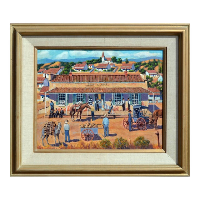 New Almaden, 1890 by Milton K. Lanyon For Sale