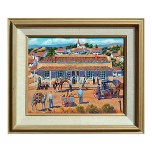 New Almaden, 1890 by Milton K. Lanyon