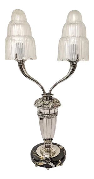 French Art Deco Table Lamp by Sabino