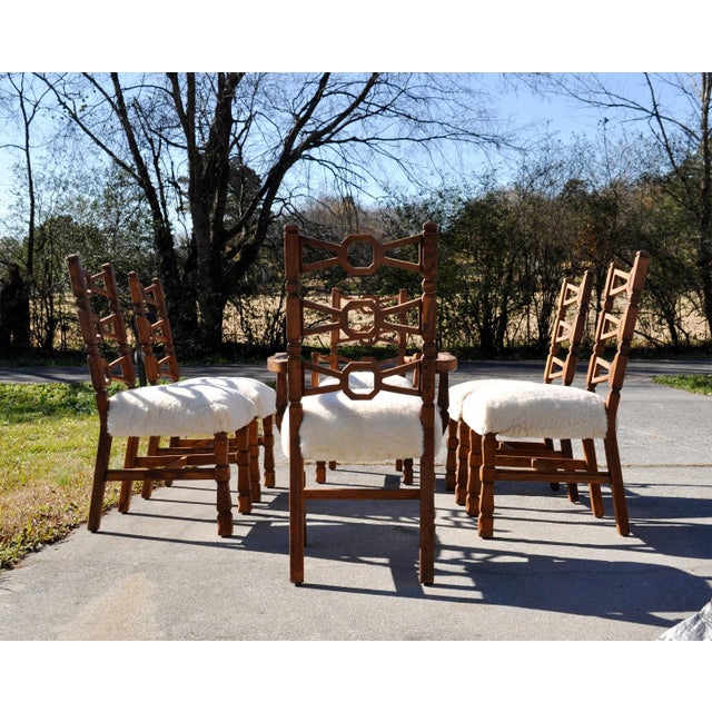 Vintage Romweber Viking Dining Chairs Set of 6 Chairish