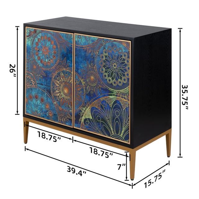 Pasargad Home Eclipta Modern Accent Cabinet For Sale - Image 9 of 9