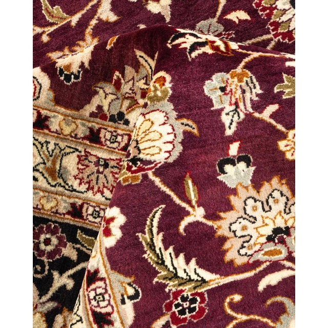 Textile Mogul, One-of-a-Kind Hand-Knotted Area Rug in Red, 9' 2" x 11' 8" For Sale - Image 7 of 8
