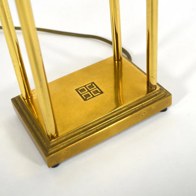 Brass Table Lamp by Peter Ghyczy, 1980s For Sale - Image 6 of 12