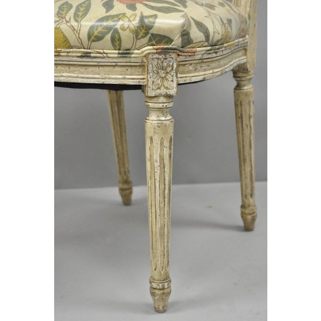 Vintage French Louis XVI Montgolfier Hot Air Balloon Dining Chairs - Set of 6 For Sale - Image 12 of 12