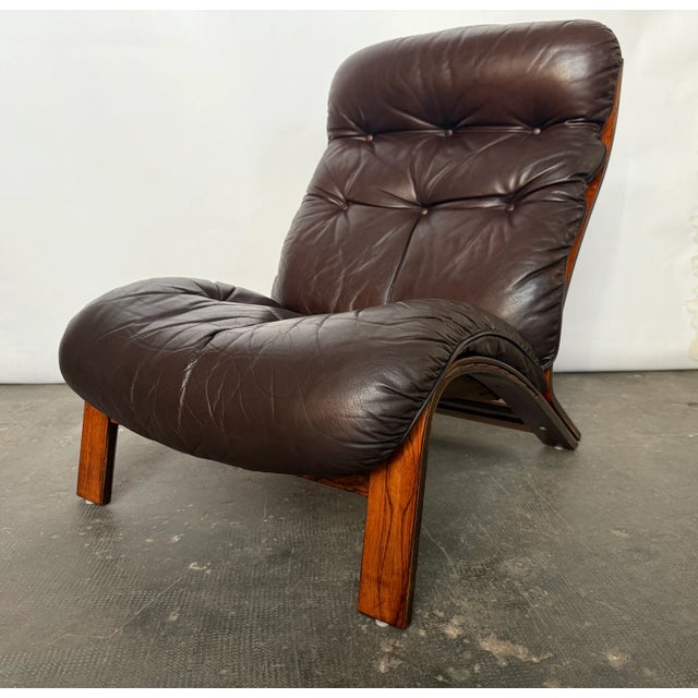 Lounge Chair by Oddvin Rykken for Rybo, 1970s For Sale - Image 4 of 5