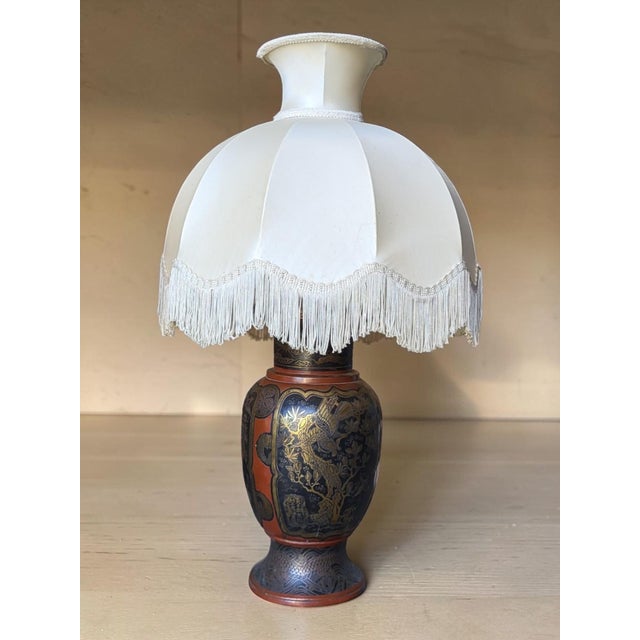 Japanese Meiji Era Lamps, Late 19th Century, Set of 2 For Sale - Image 5 of 14