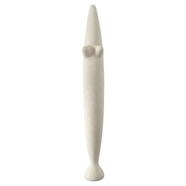 Stone Aphrodite Hand Carved Marble Sculpture by Tom Von Kaenel For Sale - Image 7 of 7