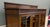 Antique English Jacobean Bookcase Bookshelf Cabinet Triple Glass Door Oak C1930s For Sale - Image 13 of 18