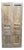 Antique Floral Carved Pantry Doors | Rustic Farmhouse Double Doors | Hand-Carved Wood Hinged or Sliding Entry For Sale