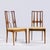 Broyhill Brasilia Mid Century Walnut Side Dining Chairs - Pair Each chair measures: 20 wide x 18 deep x 38 inches high,...