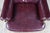 1975 Lane Furniture Burgundy Red Oxblood Leather Nailhead Reclining Armchair For Sale - Image 10 of 18