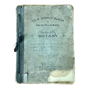 Antique Botany Herbarium: 1900s Lab Notes & Drawings - Columbia City High School