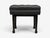Wood Steinway and Sons, Adjustable Piano Bench, Ebonized Wood, Leather, 2010s For Sale - Image 7 of 8