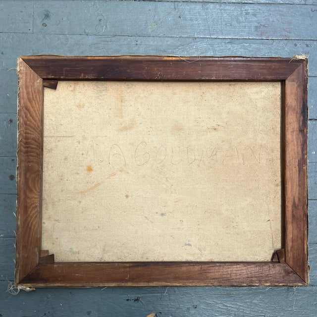 1940’s Original Modernist Expressionist Still Life Painting For Sale In Philadelphia - Image 6 of 6