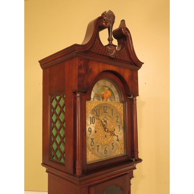 Herschede Mahogany Grandfather Clock Chairish