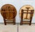 1970s Pair of Folding Bamboo and Rattan Round Side Tables For Sale In Palm Springs - Image 6 of 10
