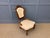 Victorian Walnut Upholstered Salon Chair, 1870 For Sale - Image 9 of 14