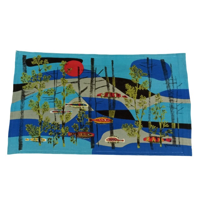 Calypso Tapestry from René Fumeron, France, 1960s For Sale - Image 15 of 17