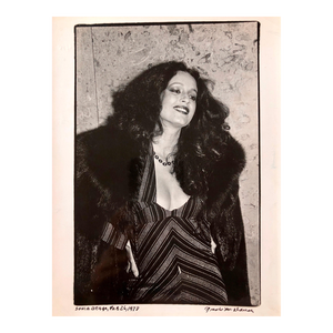Fred McDarrah, Vintage Print Silver Gelatin Signed Photograph Brazilian Actress Sonia Braga, 1978