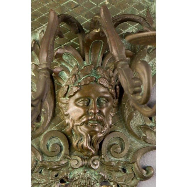 - Impressive and large neoclassical or Louis XVI style wall light; - Decorated with ornamental motifs based on Greek and...