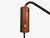 Danish Modern, Articulating Wall Sconce, Brass, Beech Wood, Denmark, 1940s For Sale - Image 12 of 13