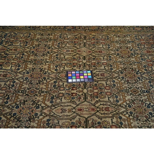 Textile Late 18th Century Antique Farahan Sarouk Rug 4'3'' x 6'7'' For Sale - Image 7 of 9