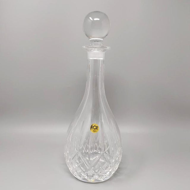 Mid-Century Modern Mid-Century Crystal Decanter Set of 7 1960s For Sale - Image 3 of 9