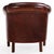 Brown Dutch Art Deco Style Leather Club Chair, C. 1950. For Sale - Image 8 of 8