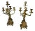 French Bronze Antique Candelabra - a Pair For Sale