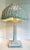 Vintage Woven Wicker Rattan Table Lamp For Sale - Image 12 of 13