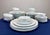 Mid-Century Modern Tirschenreuth Bavaria Cortina Palais Shape White Porcelain Dinnerware Serving for 8, Germany For Sale - Image 3 of 12