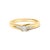 Immerse yourself in the resplendent beauty of this engagement ring, masterfully crafted from radiant 14K yellow gold. Its...