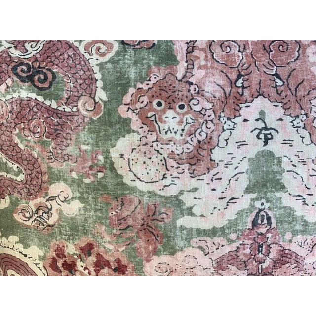 Chinoiserie Pair of Custom Chinoiserie Printed Pillows For Sale - Image 3 of 8