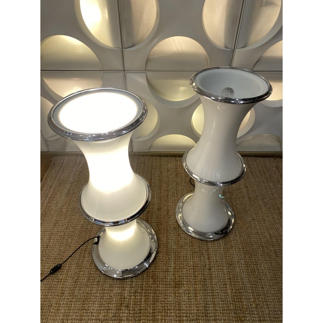 Vintage Table Lamps by Enrico Tronconi for Vistosi, 1960s, Set of 2 For Sale - Image 10 of 13