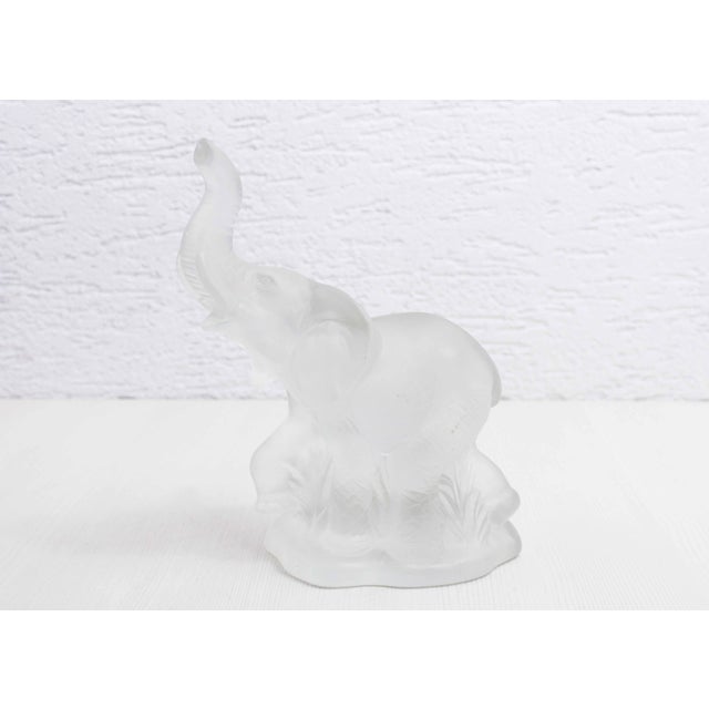 Vintage Glass Elephant, 1970s For Sale - Image 14 of 14