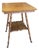 Antique Oak Wood Parlor Table Marble Talon Feet For Sale
