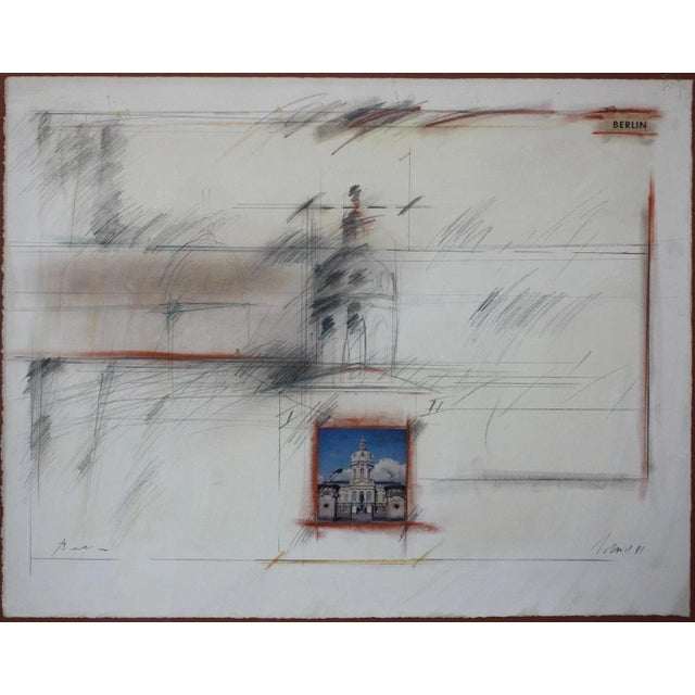 Schmid Heinrich, City View, 1981, Pencil on Paper For Sale - Image 11 of 11