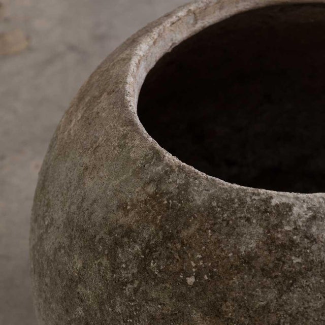 1960s French Concrete Ball Planter, X-Large For Sale - Image 10 of 11