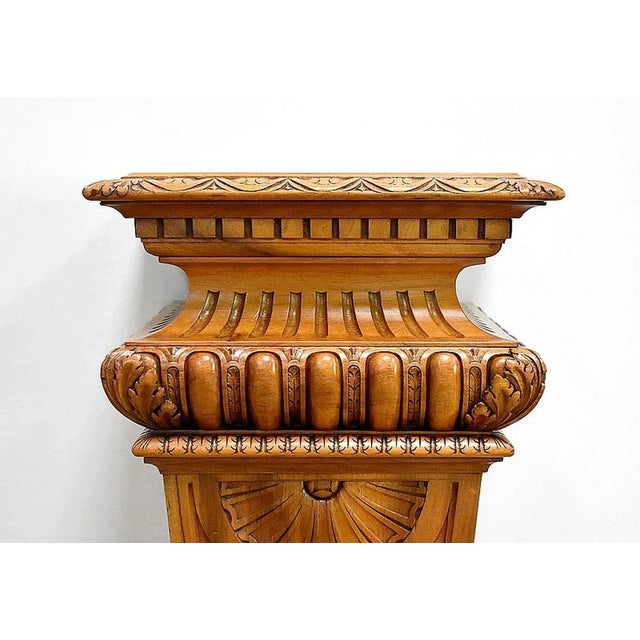 Neo-Gothic Style Solid Walnut Sheath, Late 19th Century For Sale - Image 10 of 18