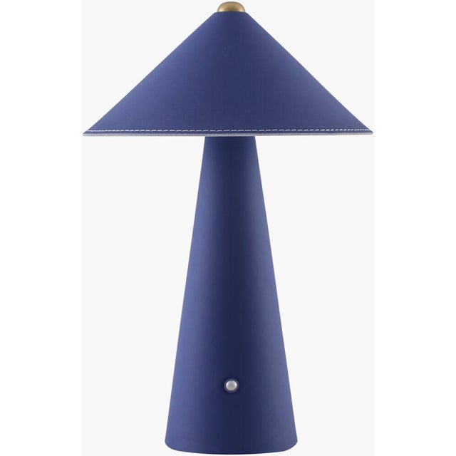 Illuminate your space with a touch of retro flair with the Nomelle accent table lamp. Standing at a charming 12 inches...