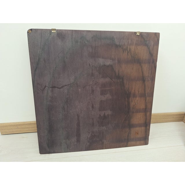 Panels in Worked Wood by Angelo Mangiarotti for Arquati, 1970s, Set of 2 For Sale - Image 11 of 13